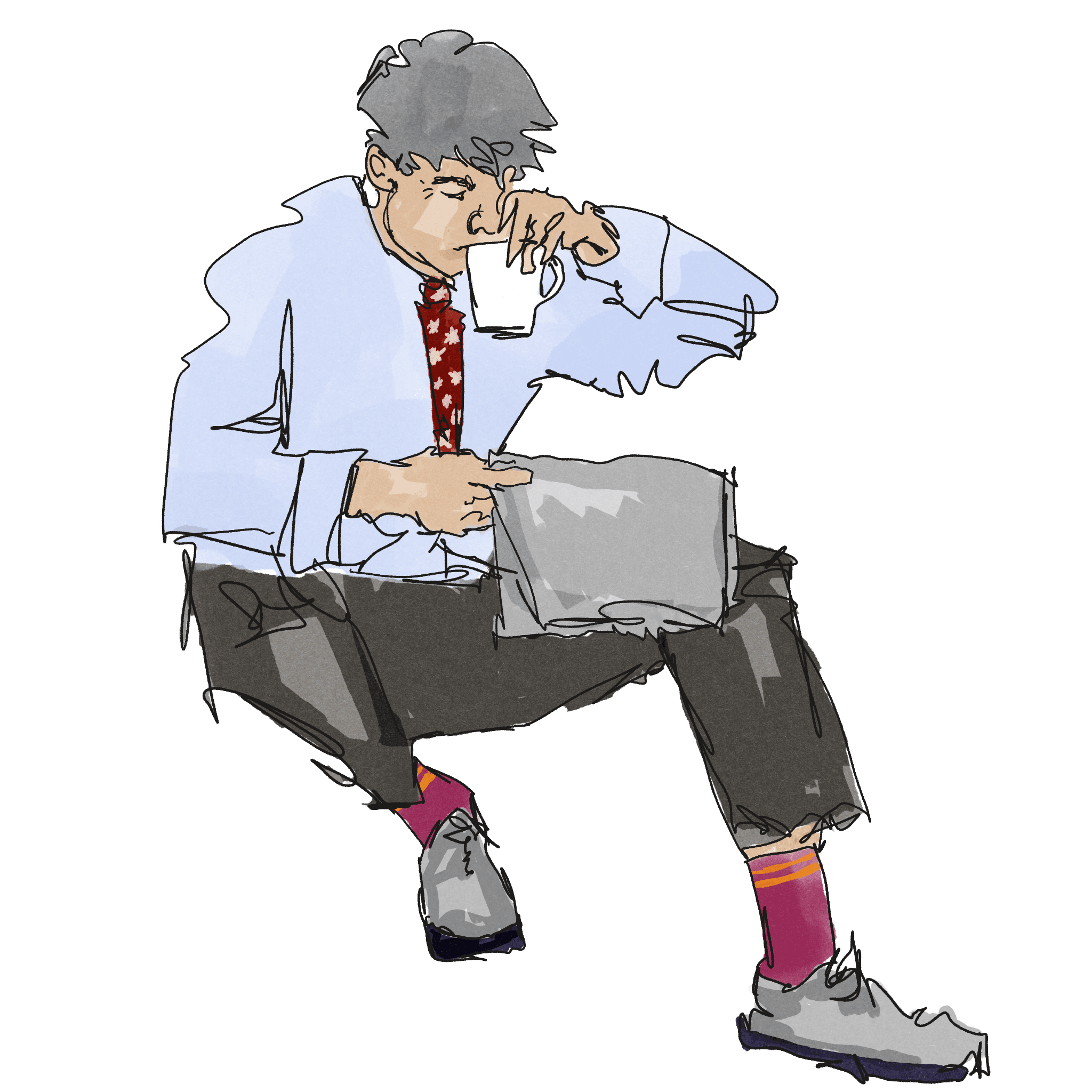 Illustration of Lee Davis