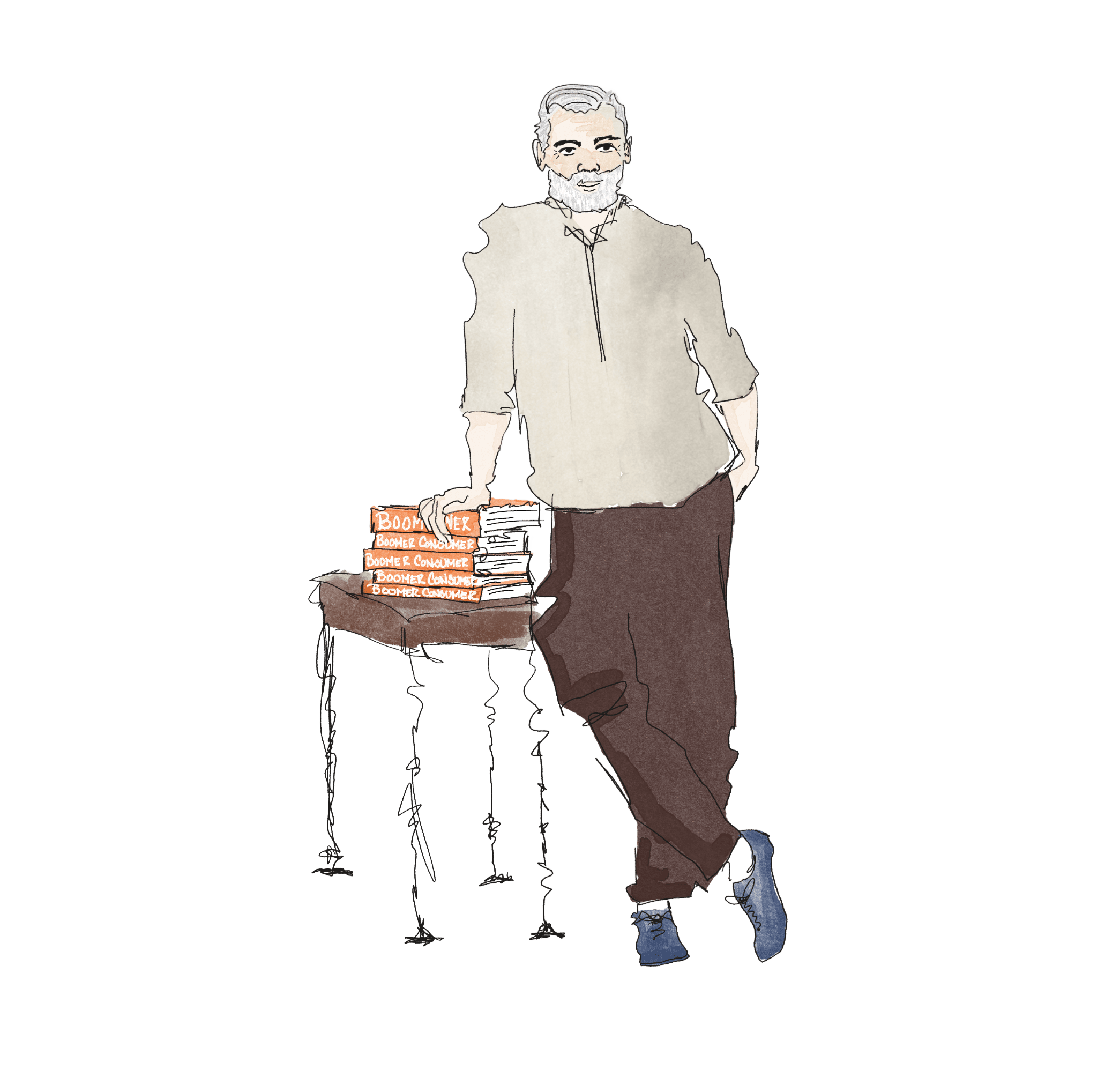 Illustration of Matt Thornhill